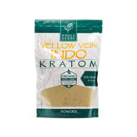 Whole Herbs Kratom Powder Yellow Indo 225g 8oz